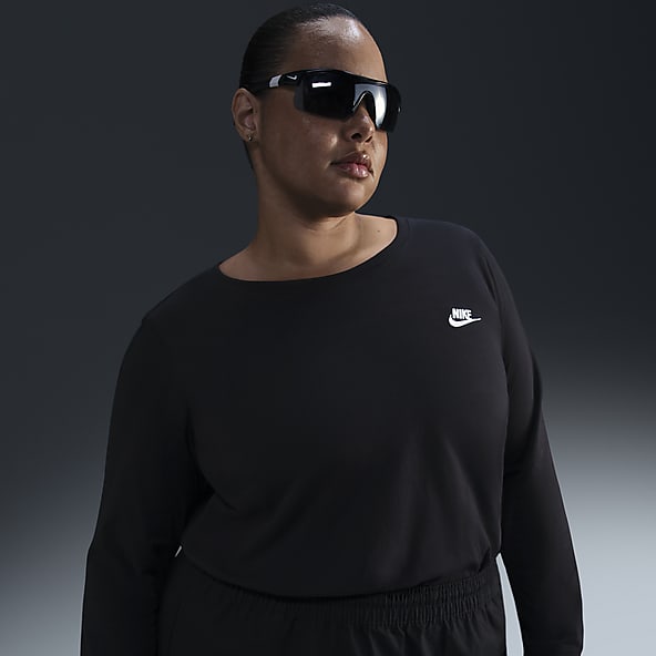 Womens Plus Size Long Sleeve Shirts. Nike